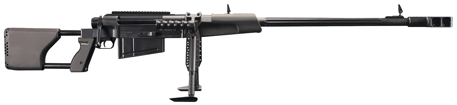 Zastava Arms Usa SRM93050 M93 50 BMG 5+1 33" Black Nitride Fluted Barrel, Black Picatinny Rail Receiver, Polymer Handguard, Black Synthetic Stock