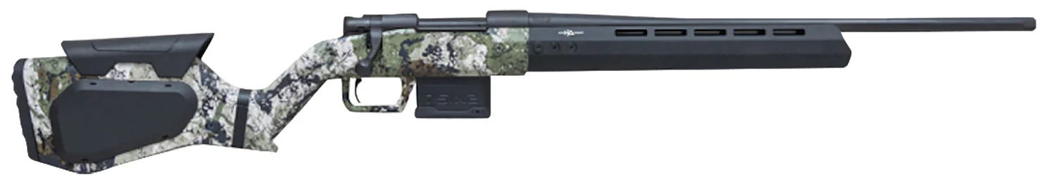 Howa HHERA65CCFXK7 Hera H7 6.5 Creedmoor 5+1 24" Black Heavy Threaded Barrel, M-LOK, XK7 Kings Camo w/Black Webbing Adjustable Synthetic Stock, Right Hand
