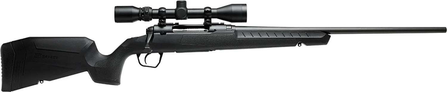 Savage Arms 32001 Axis XP Combo 223 Rem 4+1 22" Matte Black Button Rifled Barrel, Matte Black Drilled & Tapped Carbon Steel Receiver, Fixed Sporter Black Synthetic Stock, Weaver 3-9x40mm, Right Hand