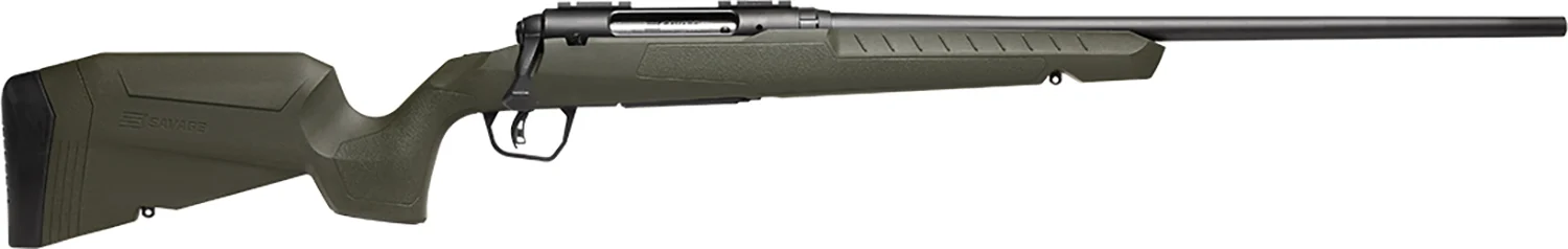 Savage Arms 32043 Axis 2 350 Legend 4+1 18" Matte Black Sporter Barrel, Matte Black Drilled & Tapped Steel Receiver, Fixed Green Synthetic Stock, Right Hand