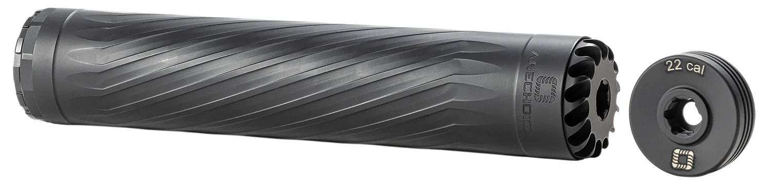 Anechoic X223LB Anechox 223L 223/5.56mm/22-250Rem Black Stainless Steel/Titanium 1 3/8"x24 w/ 1/2"x28 DTA