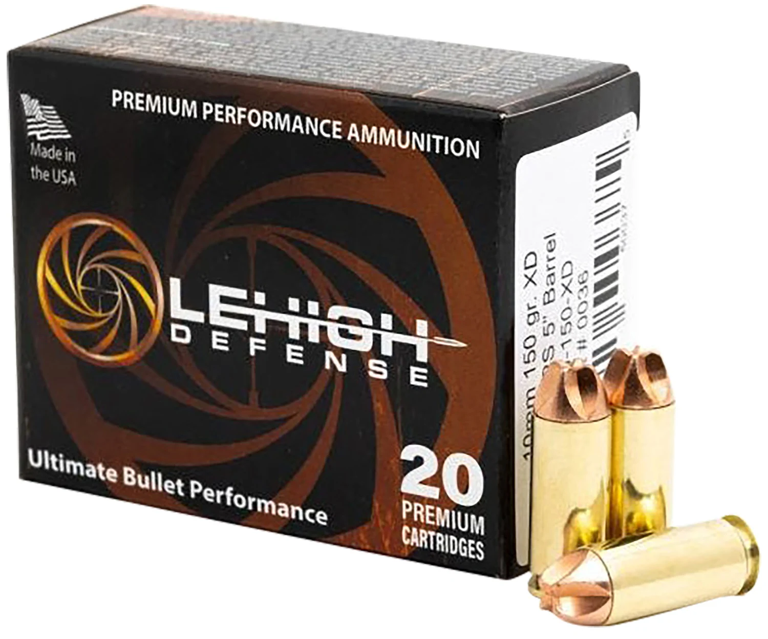 Wilson Combat LA10150XD 10mm 150gr 20 Per Box/10 Case