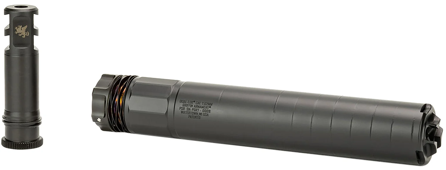 Griffin Armament GADLPSR762W OTB Dual-Lok 30/7.62mm 1.50" Black 17-4 PH Stainless Steel