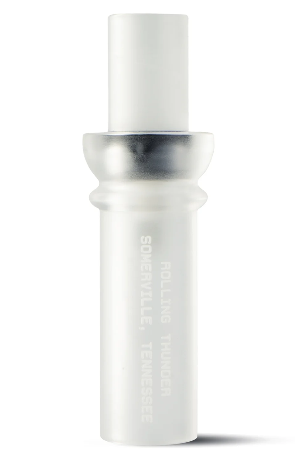 Rolling Thunder Game Call DC212CF Two Stroke Double Reed Cutdown Attracts Ducks Frost Acrylic