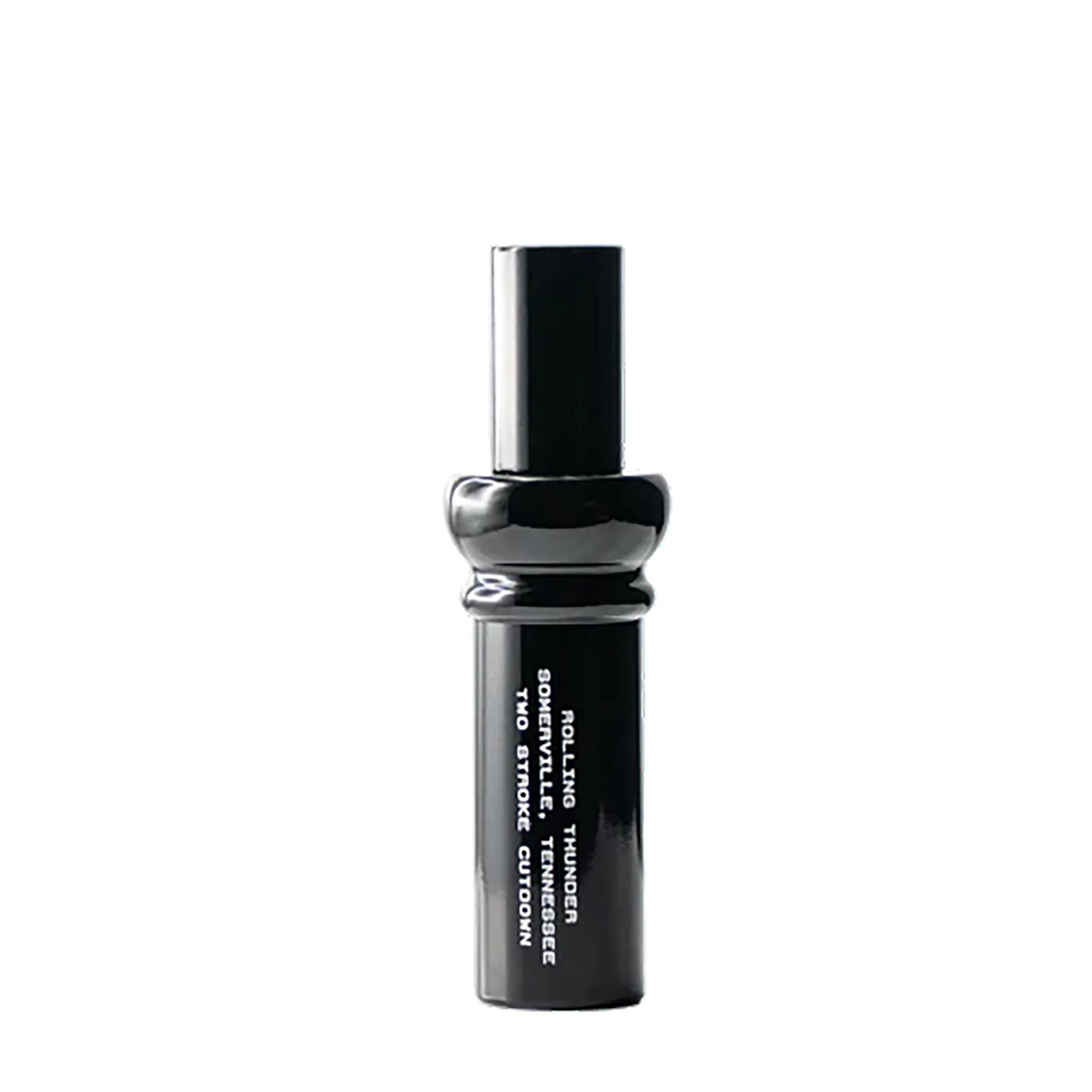 Rolling Thunder Game Call DC212BLK Two Stroke Double Reed Cutdown Attracts Ducks Blackout Acrylic