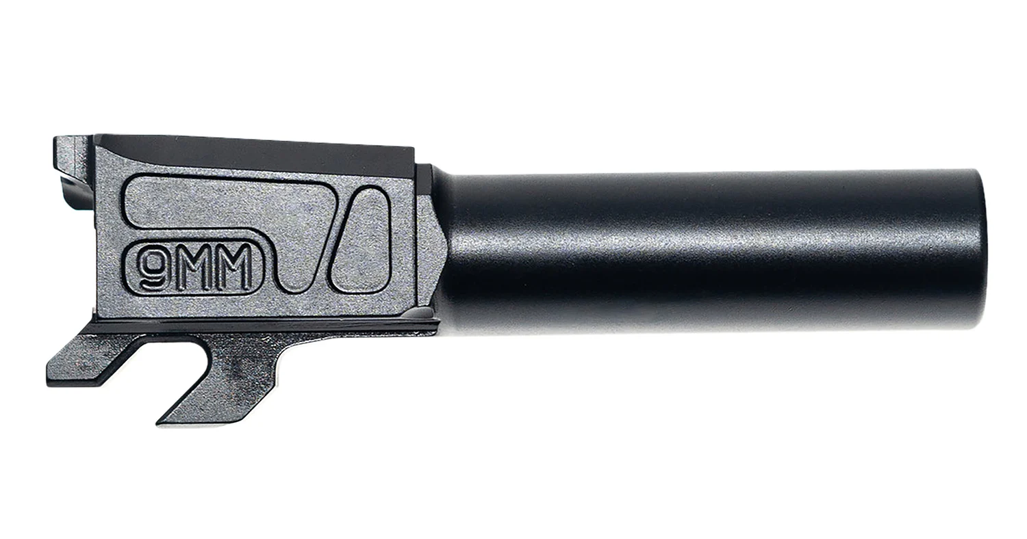 Faxon Firearms M&PA910NSNOQ-N Duty Series 9mm Luger Black Nitride Steel, Fits M&P Shield 3.1"