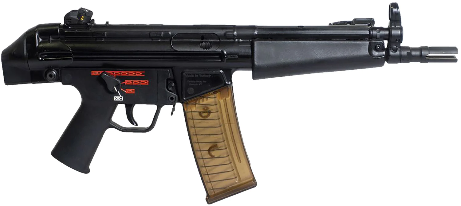 Century Arms HG7888N AP53 5.56x45mm NATO 30+1 8.30" Black Steel Barrel, MP5 Compatible Handguard, Black Stamped Receiver, Black Navy Style Grip
