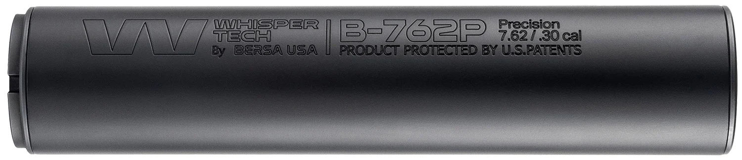 Bersa WTB762DTH Whisper Tech 7.62 NATO Black Stainless Steel M14x1 LH