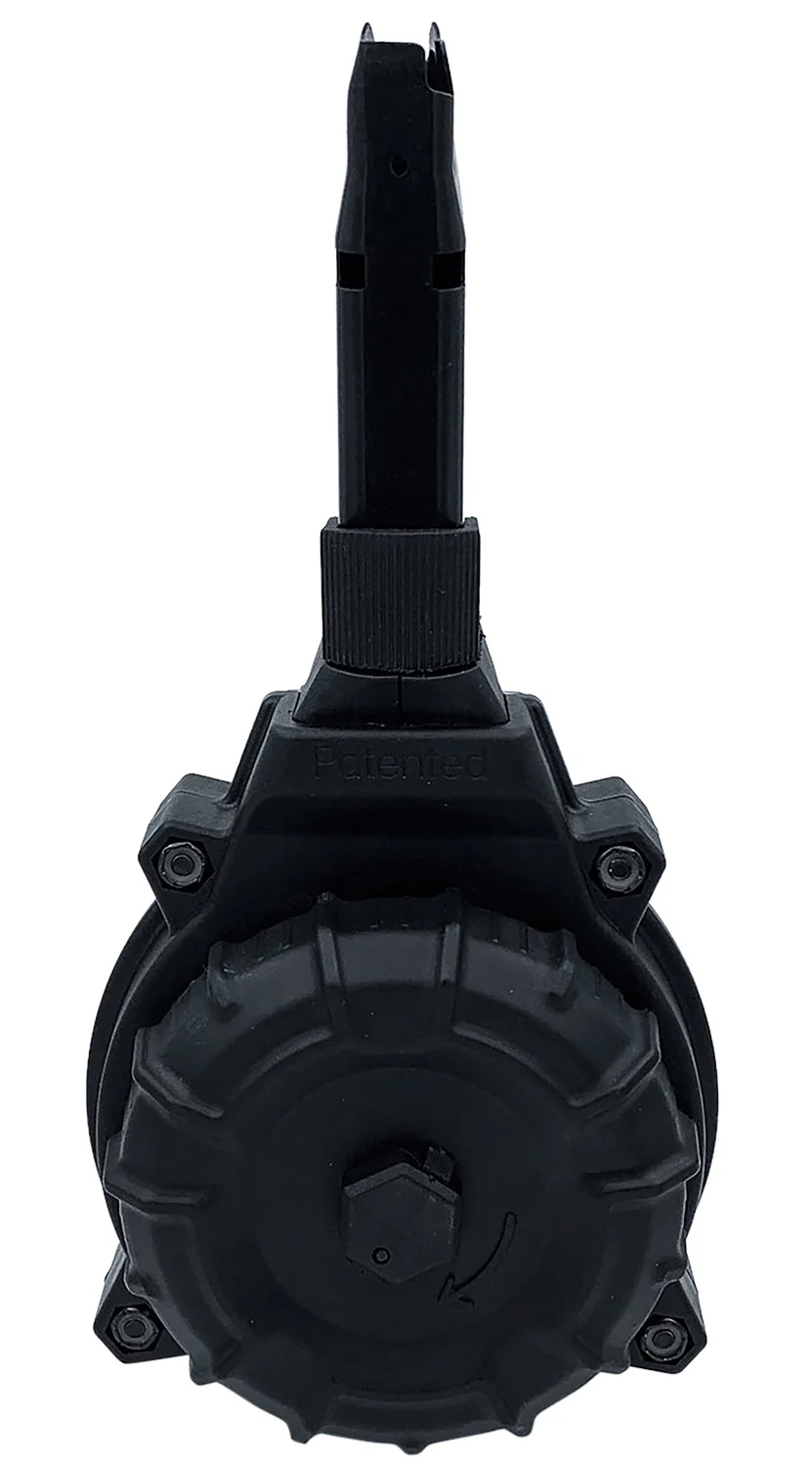 ProMag DRMA110 50rd Drum 9mm Fits Shadow Systems CP920 Black DuPont Zytel Polymer
