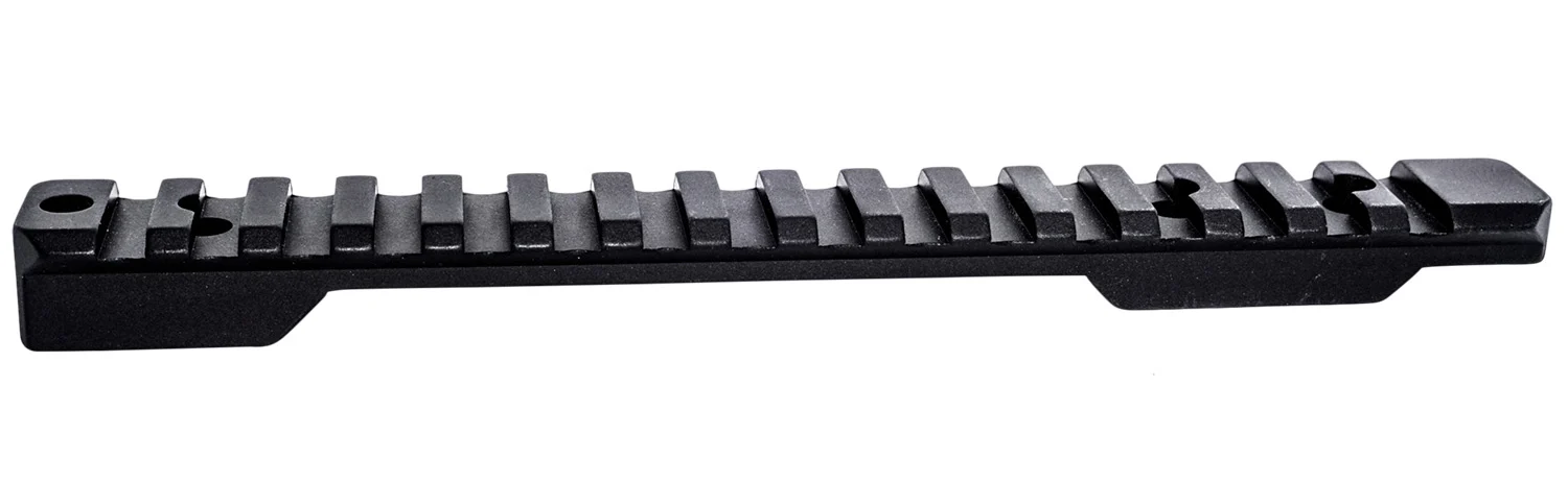 Weatherby P00252706 Picatinny Rail Black Hardcoat Anodized Alloy Weatherby Mark V Standard 6-Lug Action
