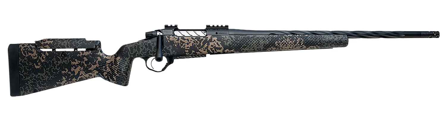 Seekins Precision 0011710267-F Havak PH3 7mm PRC 26" Black Fluted Threaded Barrel, Black Picatinny Rail Steel Receiver, Adj Cheek Riser Woodland Shadow Synthetic Stock
