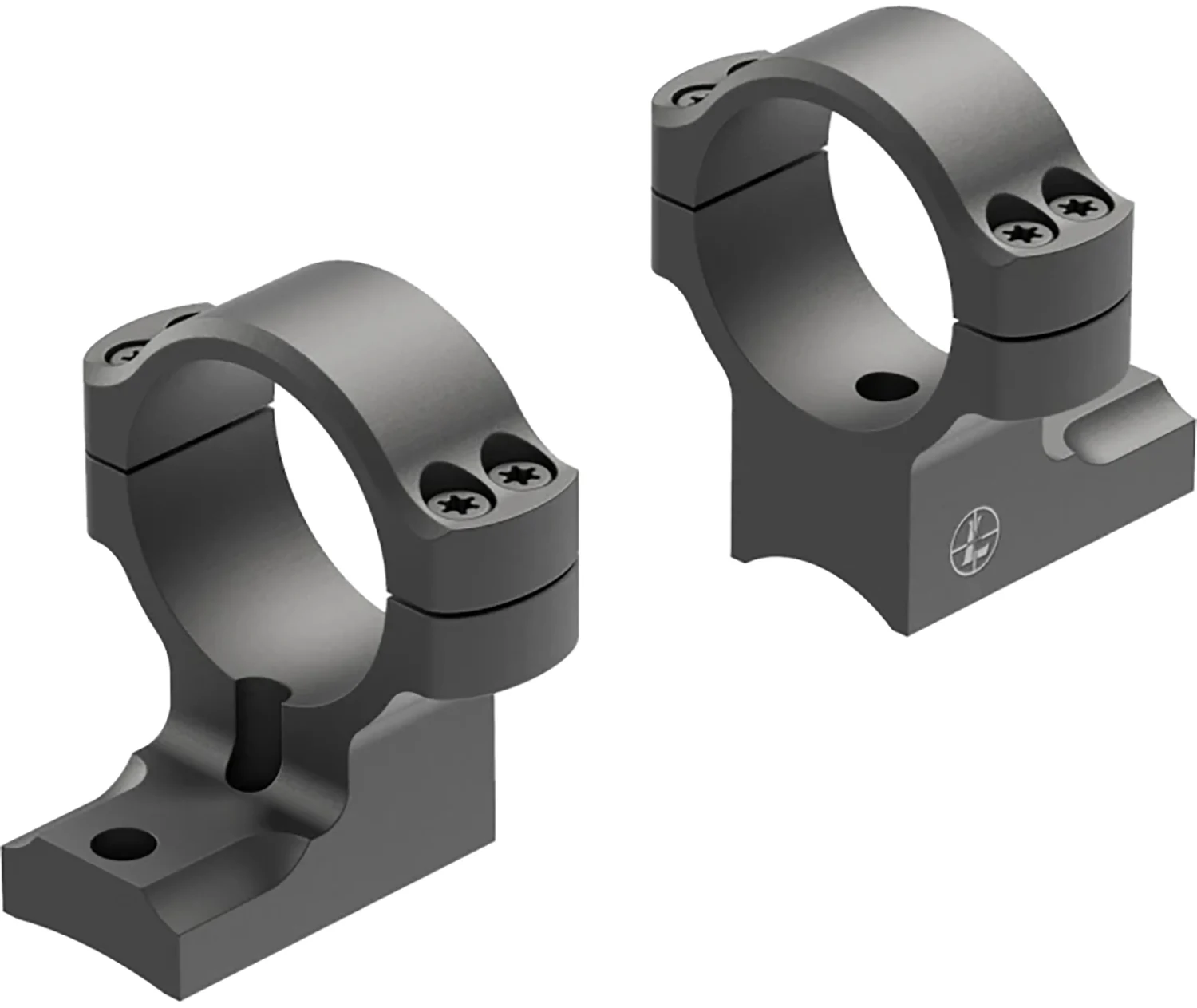 Leupold 177160 BackCountry Black 7075 T-6 Aluminum 30mm Tube High Fits Weatherby Mark V 6 Lug