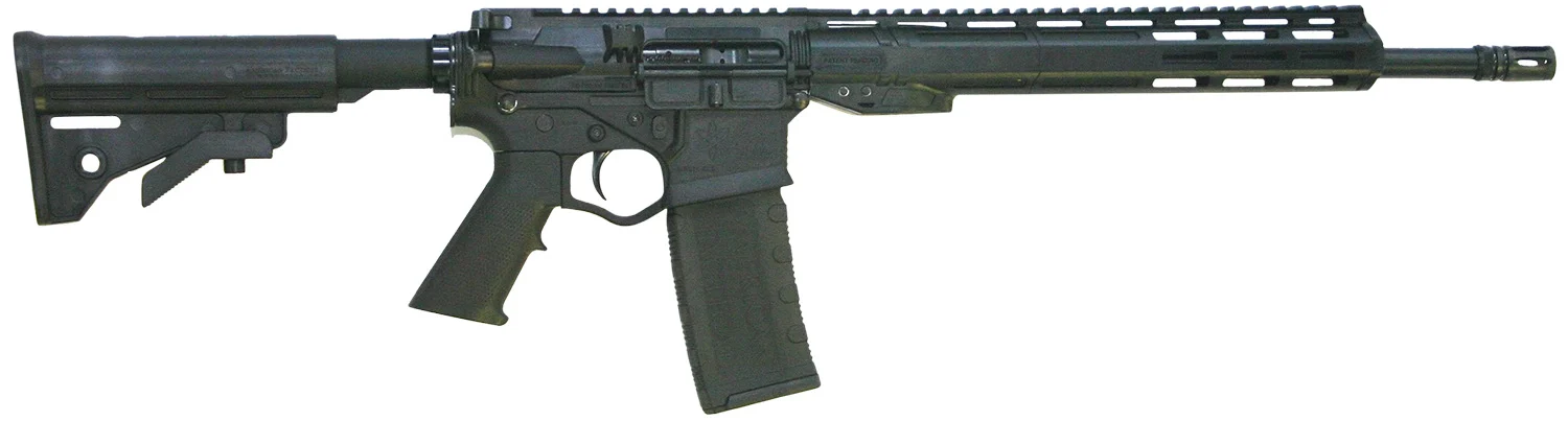 ATI ATIGAX30013ML Alpha Maxx 300 Blackout 30+1 16" Black Threaded Barrel, Black Picatinny Rail Polymer Receiver, 13" Polymer Handguard, ATI MM4 Black Synthetic Stock, Black Polymer Grip, Right Hand