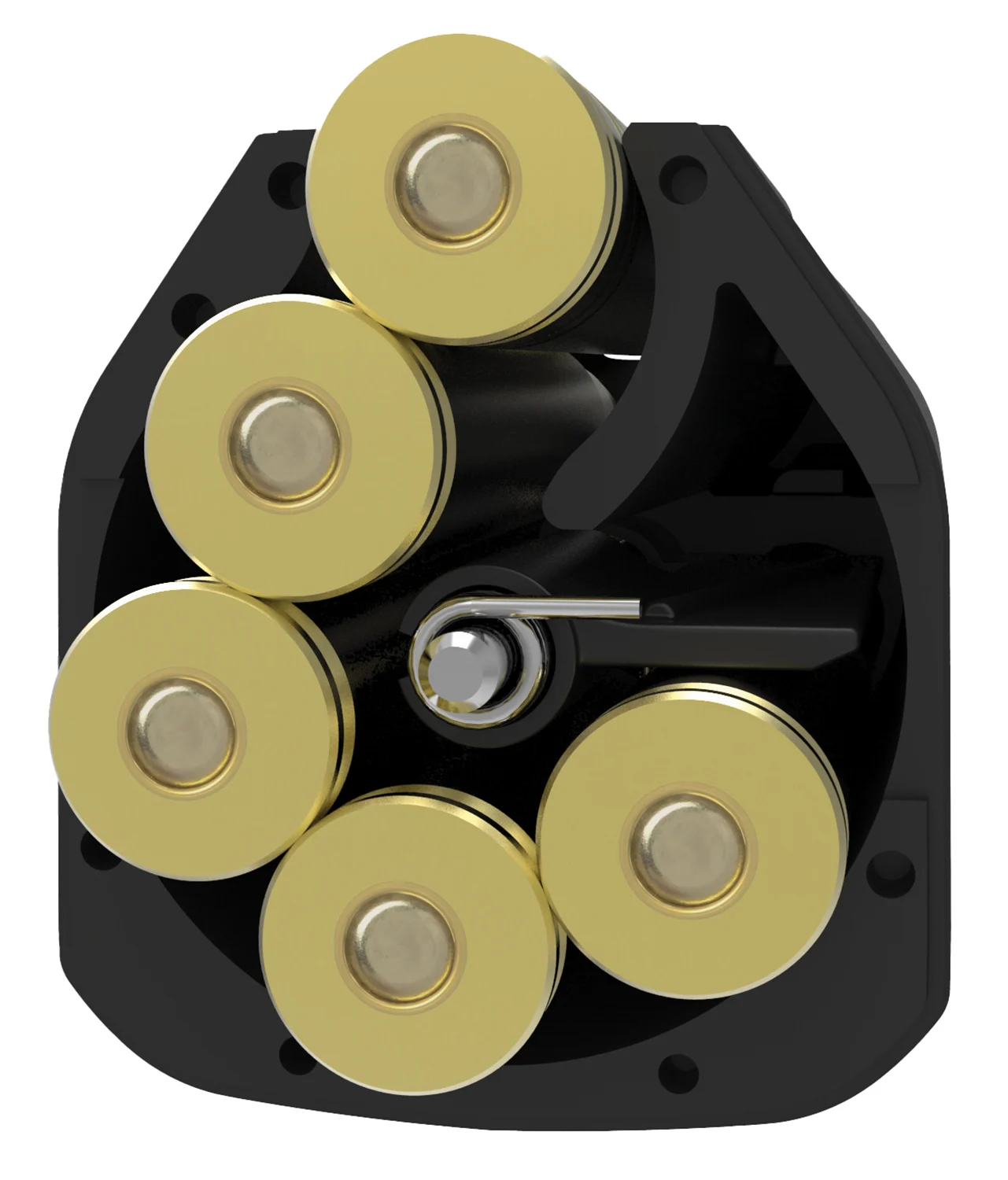 Thompson Center Arms Llc 4010R Compass 5+1 204/223 Black Steel/Aluminum