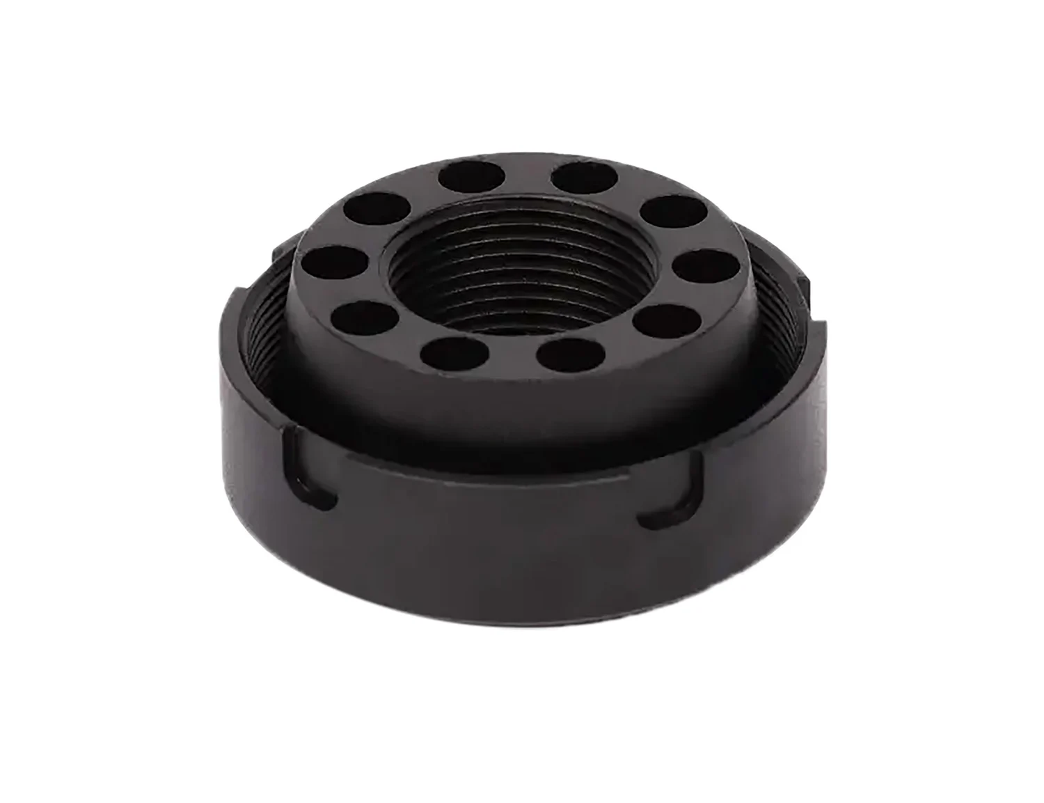 SilencerCo AC4741 Charlie Direct Thread Mount Fits 11/16"x24 Stainless Steel Oxide Black