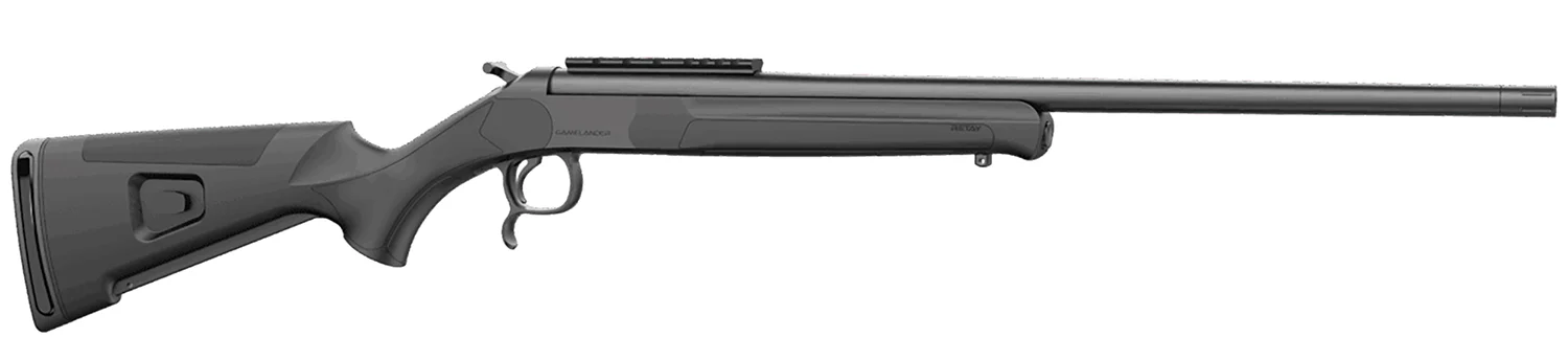 Retay USA GML20BLK Gamelander 20 Gauge Single Shot 1rd Deep Bore Take Down Barrel, Picatinny Rail Receiver, Fixed Black Synthetic Stock