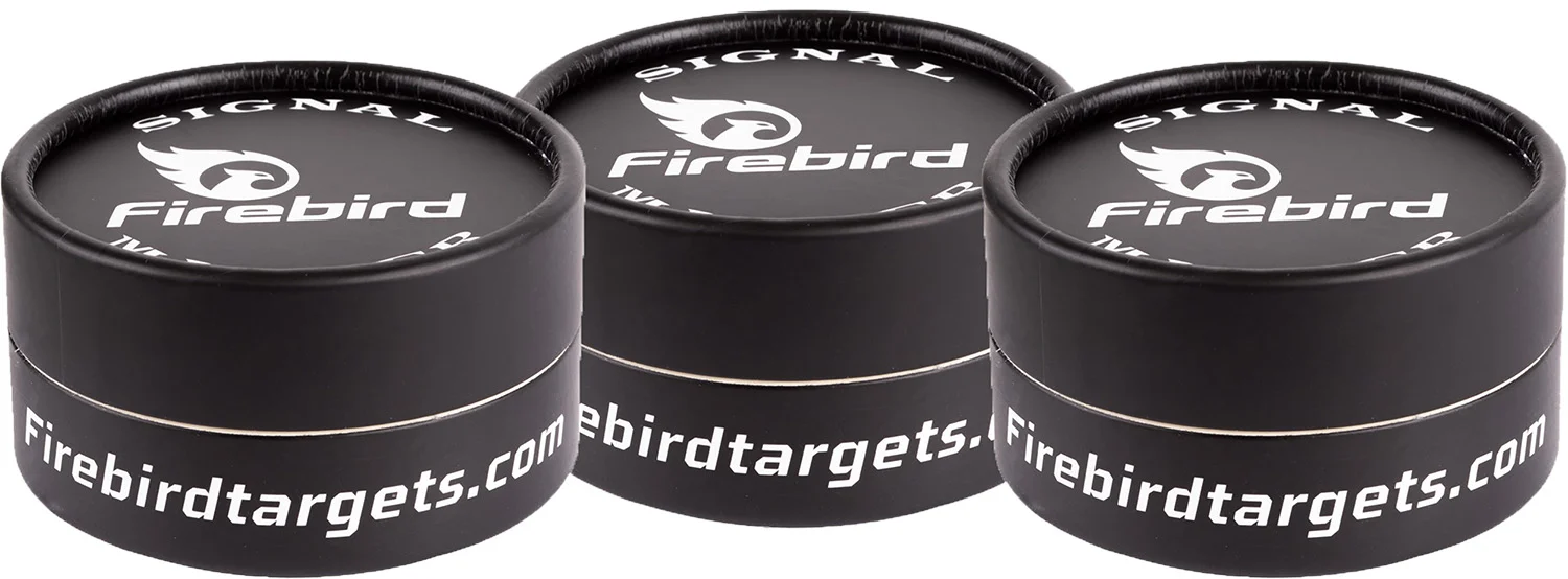 Firebird USA SMCB Signal Marker Moving Trajectory/Static Black Universal Firearm 65mm 3 Pack