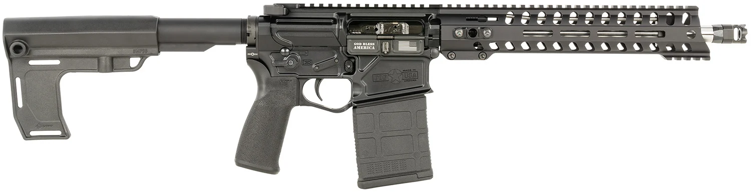 Patriot Ordnance Factory 1665 Rogue 308 Win 20+1 12.50" Black Anodized