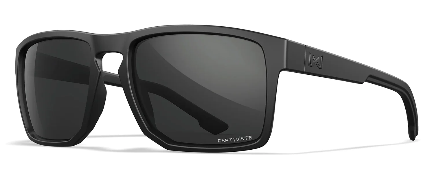 Wiley X AC6FND02 Founder Gray Lens Polycarbonate Matte Black Frame