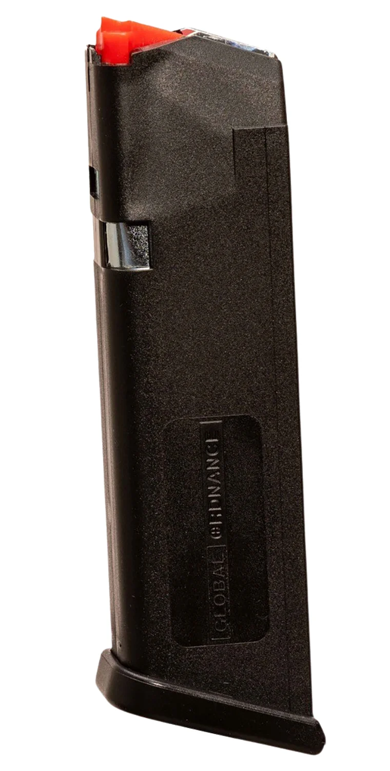 Global Ordnance LLC 197892029070 Global Ordnance Black 17rd 9mm Luger Glock Style
