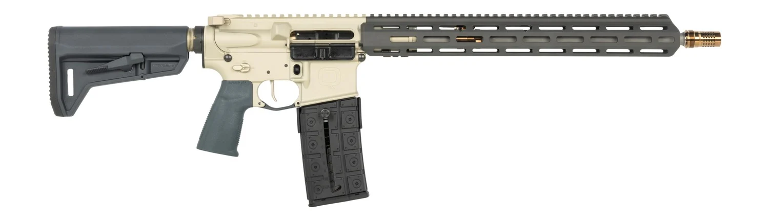 Q LLC Sugar Weasel *CA Compliant 300 Blackout 10+1 16" Clear Anodized Cerakote Aluminum Receiver w/Picatinny Rail, M-LOK Handguard, CMOE SL-K Black Polymer Stock, Black Polymer Grip