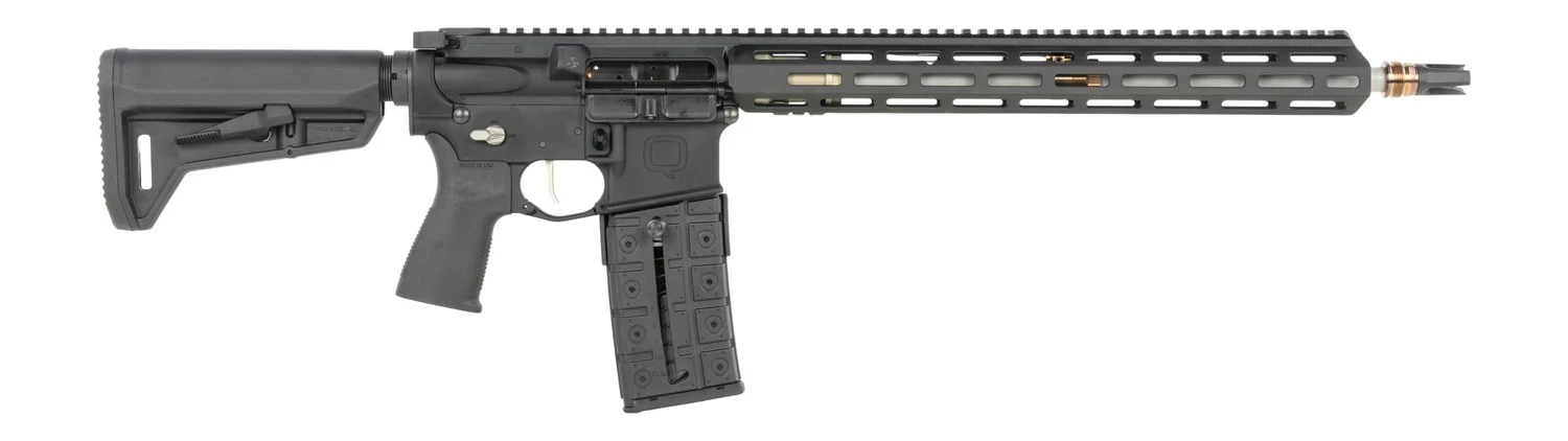 Q LLC Sugar Weasel *CA Compliant 5.56 NATO 10+1 16"Black Cerakote Aluminum Receiver w/Picatinny Rail, M-LOK Handguard, CMOE SL-K Black Polymer Stock, Black Polymer Grip