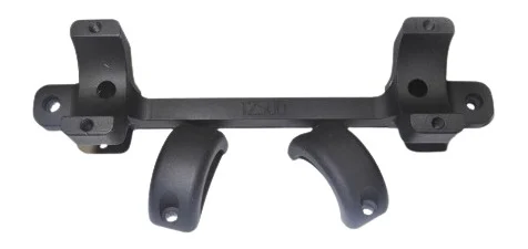 DNZ X97500 Black Aluminum 30mm Tube Medium Rings