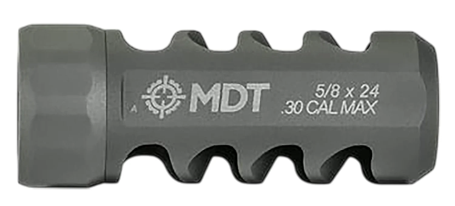 Mdt Sporting Goods Inc 109154RTI Hunt Brake Black Titanium 5/8"x24 Threads 30Cal