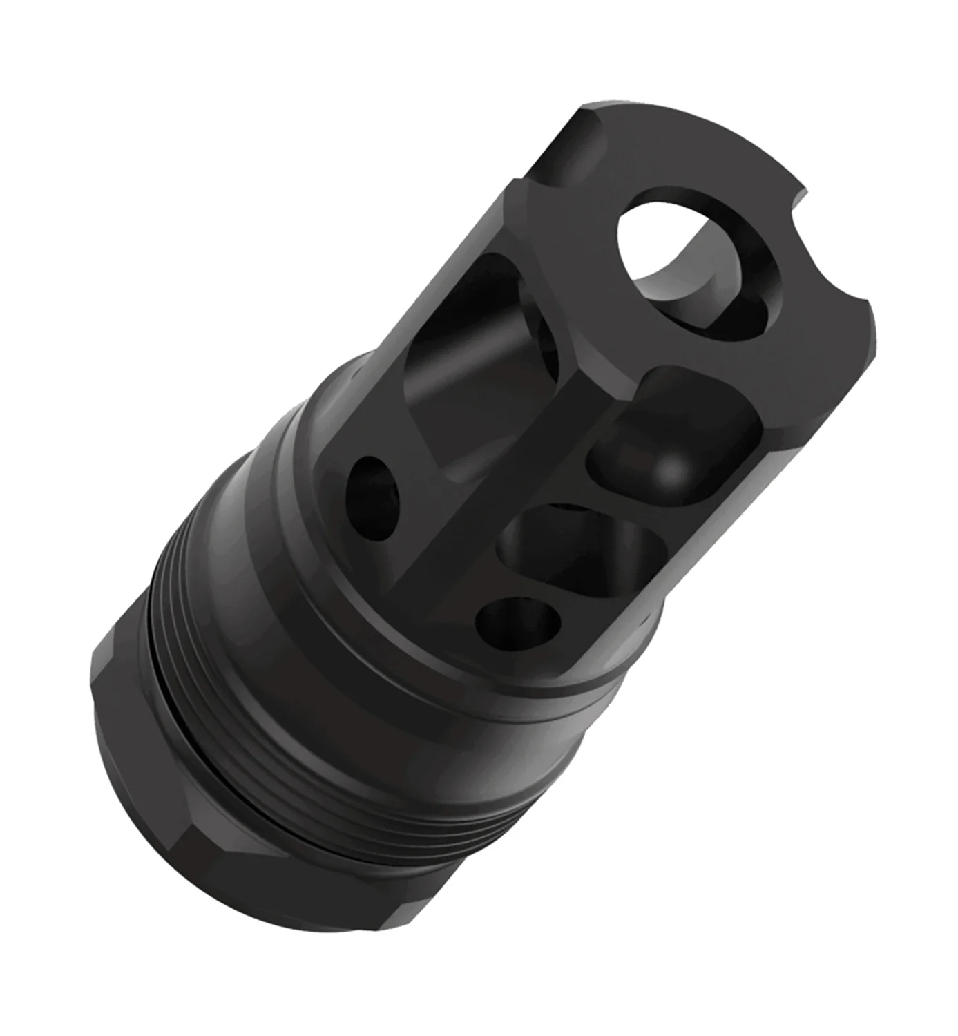 Liberty Precision Machine LPM-2010 Liberty Bell Muzzle Brake Black Stainless Steel 5/8"x24 Threads 1.70"