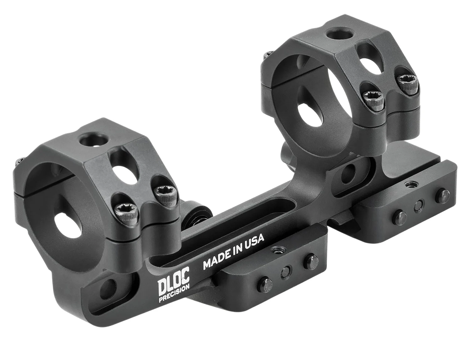 DLOC Precision DLOC-C134-1630-B Cantilever Black Aluminum 34mm Tube
