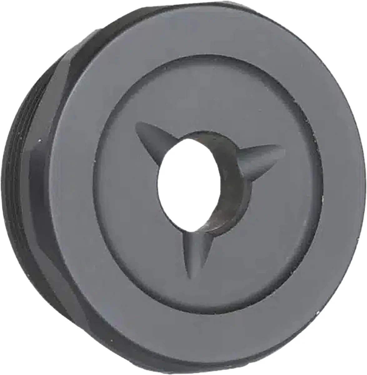 Jk Armament JK155LTEC30 LT Flash Reducer End Cap 30Cal Fits Aluminum Hard Anodized Black