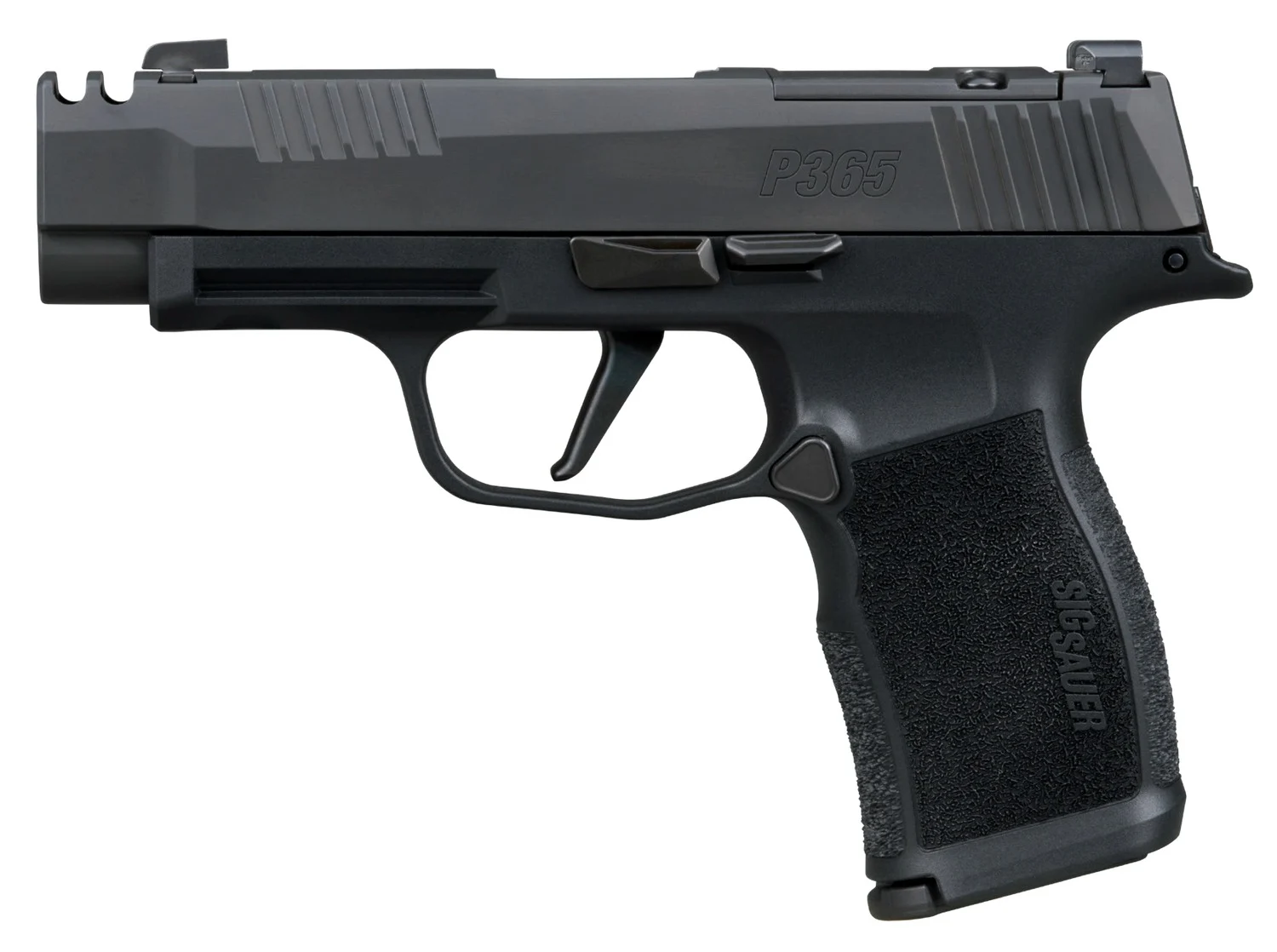 Sig Sauer 365XL380COMPMS P365XL 380 ACP 12+1 3.10" Black Ported Barrel, Black Nitron Stainless Steel Optic Cut/Ported/Serrated Slide, Black Stainless Steel Frame w/Picatinny Rail, Textured Grip, SIG-