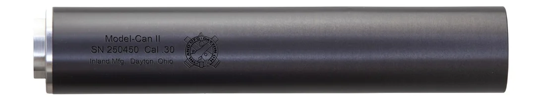 Inland MFG ICANII9MM 9mmLuger Black Stainless Steel 1/2"x28
