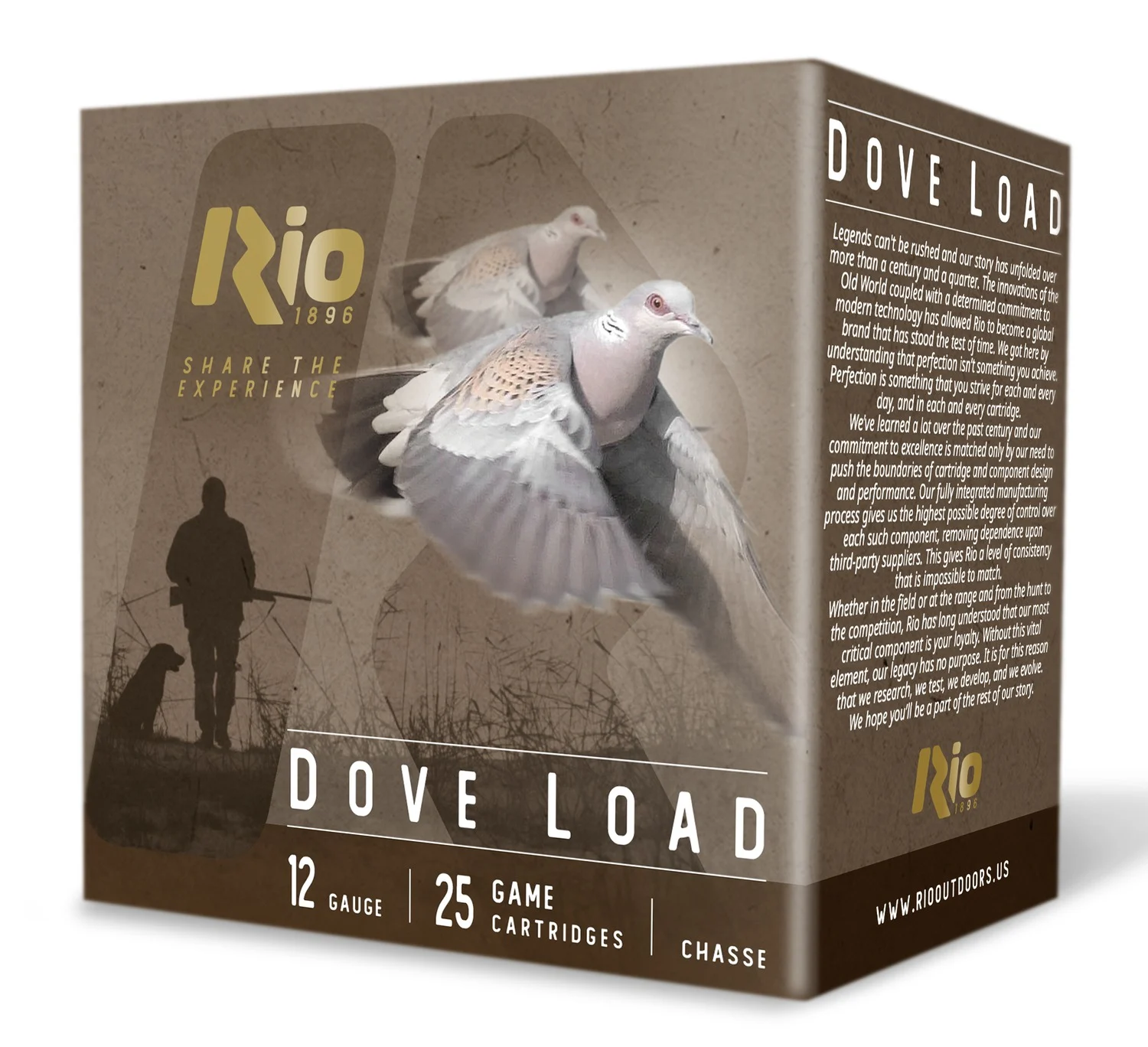 RIO RDL32HV8 DOVE LOAD 12G 2-3/4 8 25/10