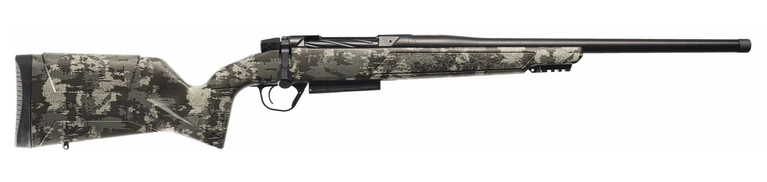 Christensen Arms 801-15037-02 Evoke Hunter 7mm BC 4+1 16.25" Black Cerakote Threaded Barrel, Receiver & Forend w/Picatinny Rail, Brush Camo Fixed Synthetic Stock