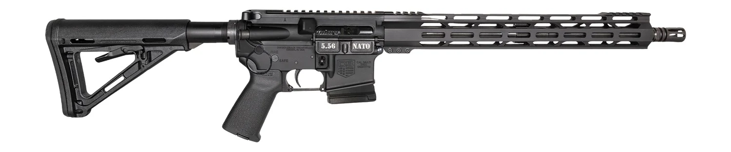 Diamondback DB1790K005 DB15 *CA Compliant 5.56 NATO 10+1 16" Black Nitride Barrel, Black Hardcoat Anodize Aluminum Receiver w/Picatinny Rail, M-LOK Handguard, Magpul MOE Polymer Brace & Magpul Black G