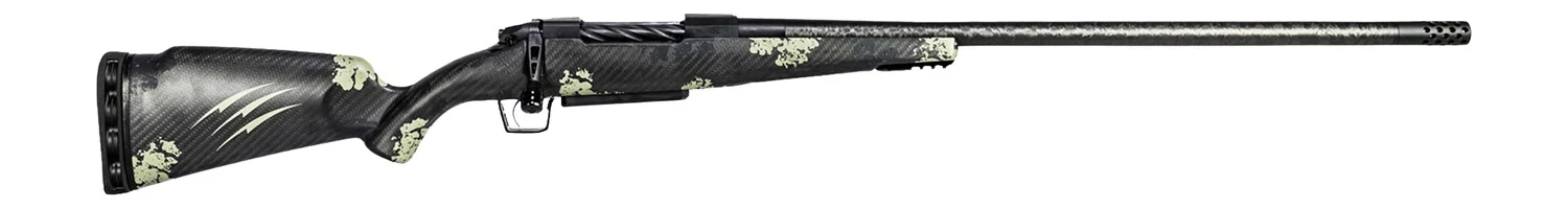 Fierce Firearms ROGSCX7PRC20BF Carbon Rogue XP 7mm PRC 3+1 20" Carbon Fiber Match Grade Threaded Barrel, Black Cerakote Steel Drilled & Tapped Receiver, BiPod Rail Forend, Forest Camo Fixed Carbon Fib
