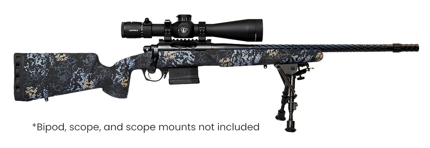 Horizon Firearms HRF-VNP-308W-18R Vandal Prime 308 Win 18" Black Chrome Spiral Fluted Threaded Barrel, Black Chrome Stainless Steel Receiver w/Picatinny Rail, Arca Rail Forend, Textured Iota EKO Carbo