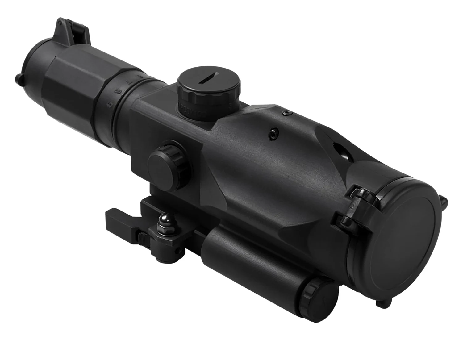 NcStar VSRTP3940GV3 SRT Gen 3 Black Hardcoat Anodized 3-9x40mm Illuminated P4 Sniper Reticle Green Laser