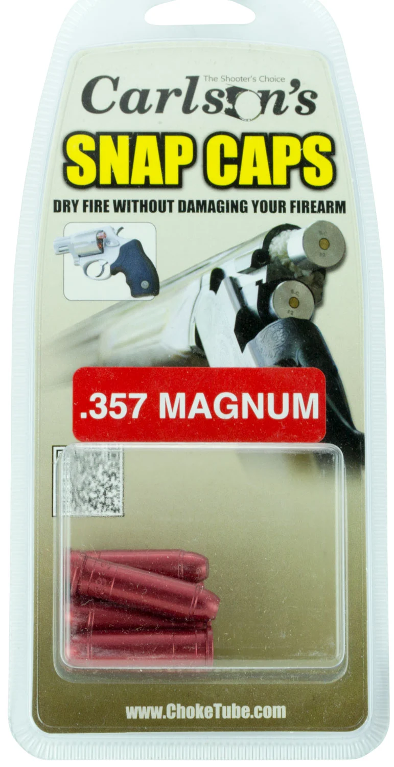 Carlson's Choke Tubes 00059 Snap Cap Pistol 357Mag 6Pack