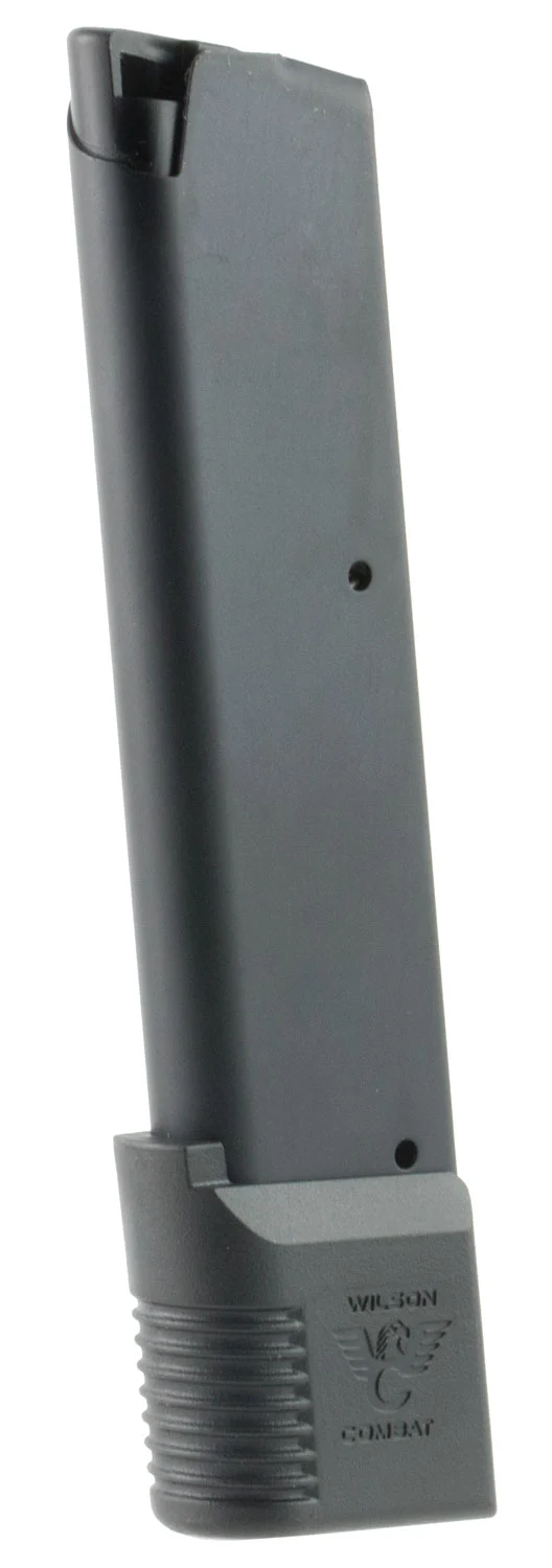 Wilson Combat 4745FS10B 1911 10rd Detachable w/ Wraparound Floor Plate 45 ACP Fits 1911 Government Black Stainless Steel