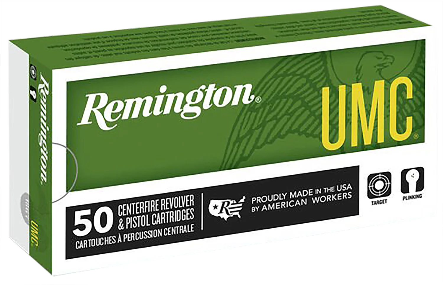 Remington Ammunition 23734 UMC 357Sig 125gr Full Metal Jacket 50 Per Box/10 Case