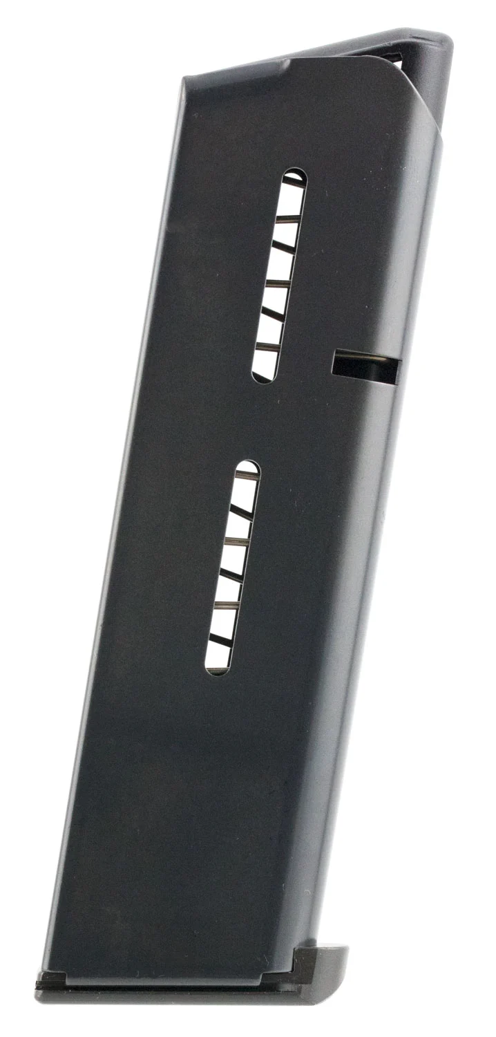 Wilson Combat 47CB 1911 7rd Detachable w/ Lo-Profile Steel Floor Plate 45 ACP Black Steel