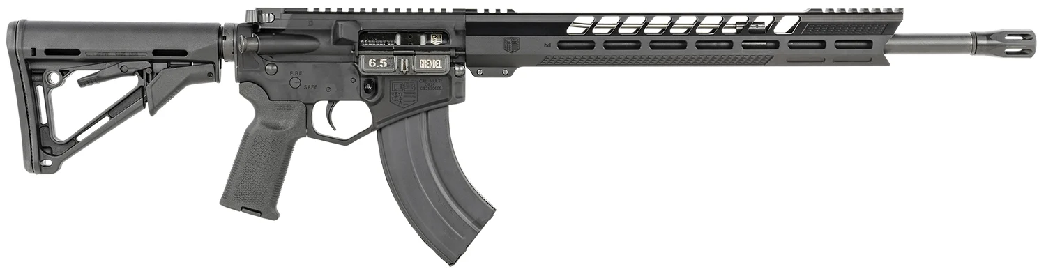 DIAMONDBACK FIREARMS DB15BG 6.5GR BLACK 18" V RAIL