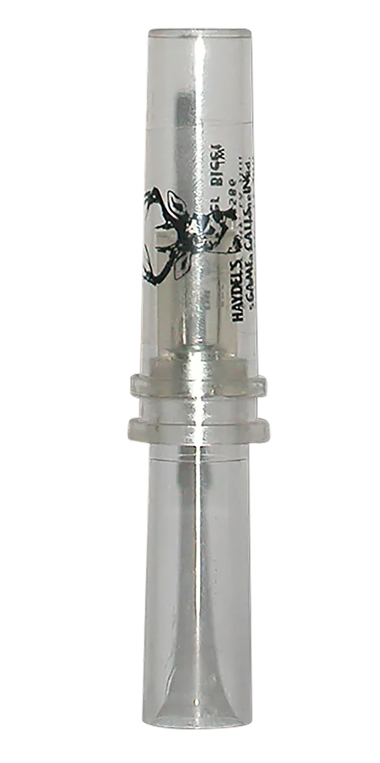 Haydel's Game Calls DB85 Deer Bleat Open Call Doe Sounds Attracts Deer Clear Acrylic