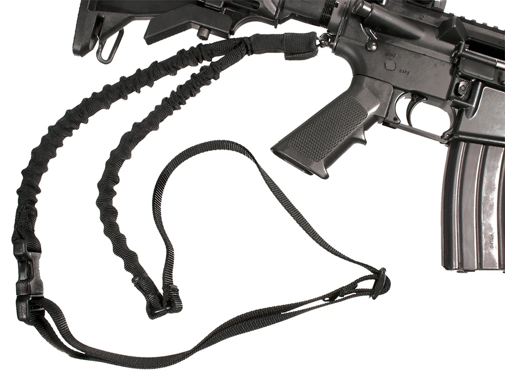 Blackhawk 70GS12BK Storm Rifle Sling Black Nylon Webbing 1.25" Wide Single-Point Design