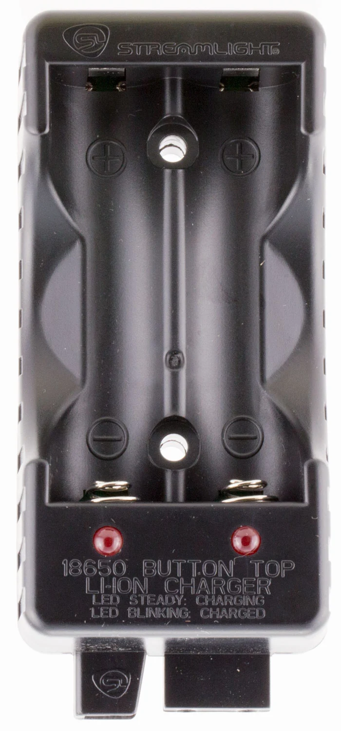 Streamlight 22100 Battery Charger Dual Channel Black 18650 Li-ion Rechargeable Battery