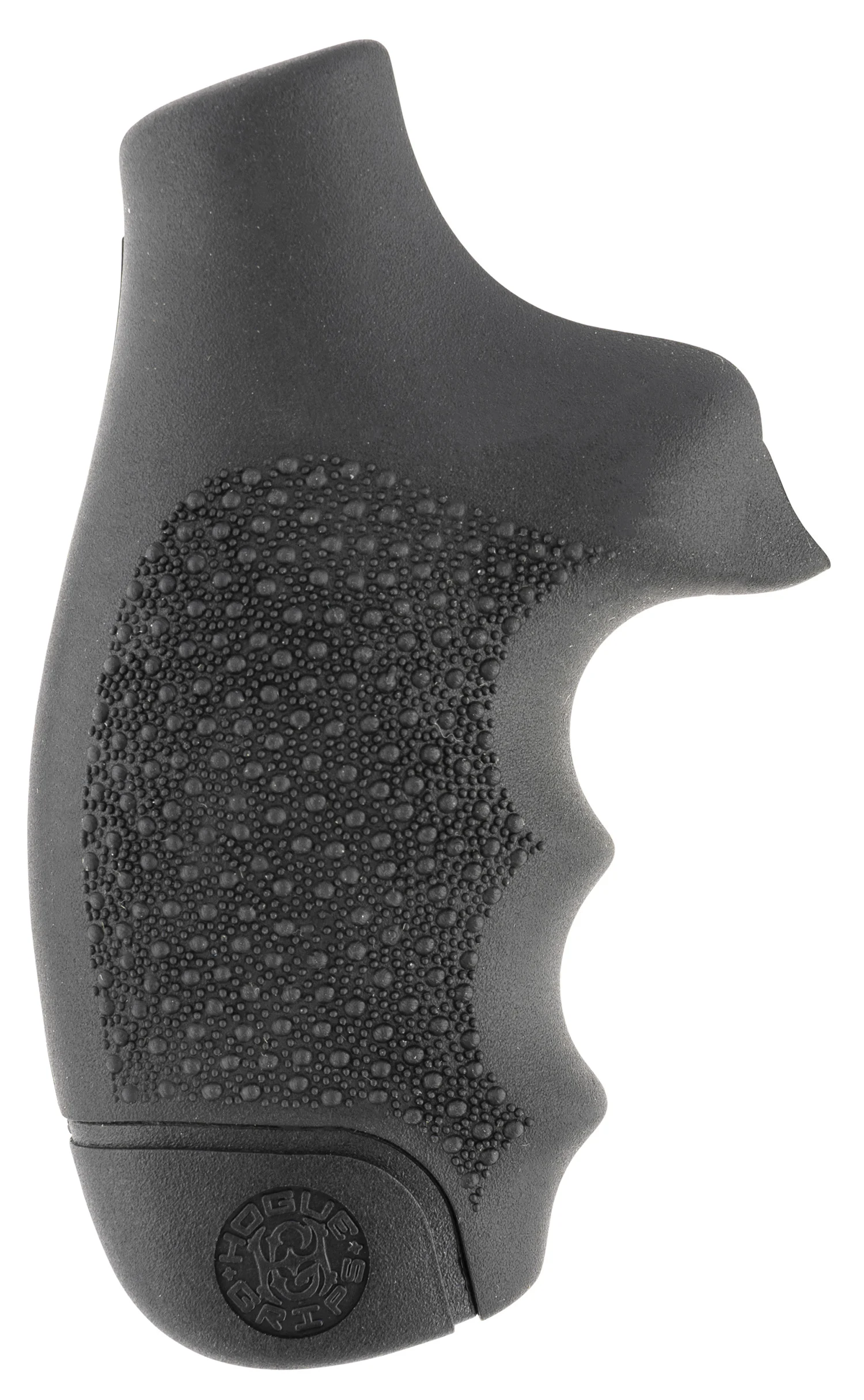 Hogue 60100 Monogrip Cobblestone Black Nylon with Finger Grooves for S&W J Frame with Round Butt