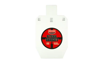 B/C 1/3 IPSC SILHOUETTE TARGET WHT