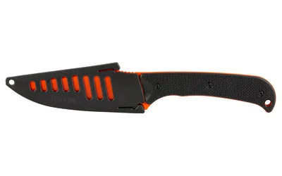 HOGUE EXTRAK XL 3.9" BLK/OR W/SHEATH - Image 3